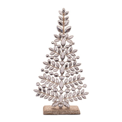 Jewel decorative tree with a sparkling finish.