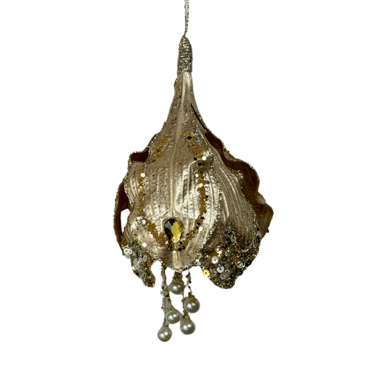 8" Amaryllis Champagne Victorian