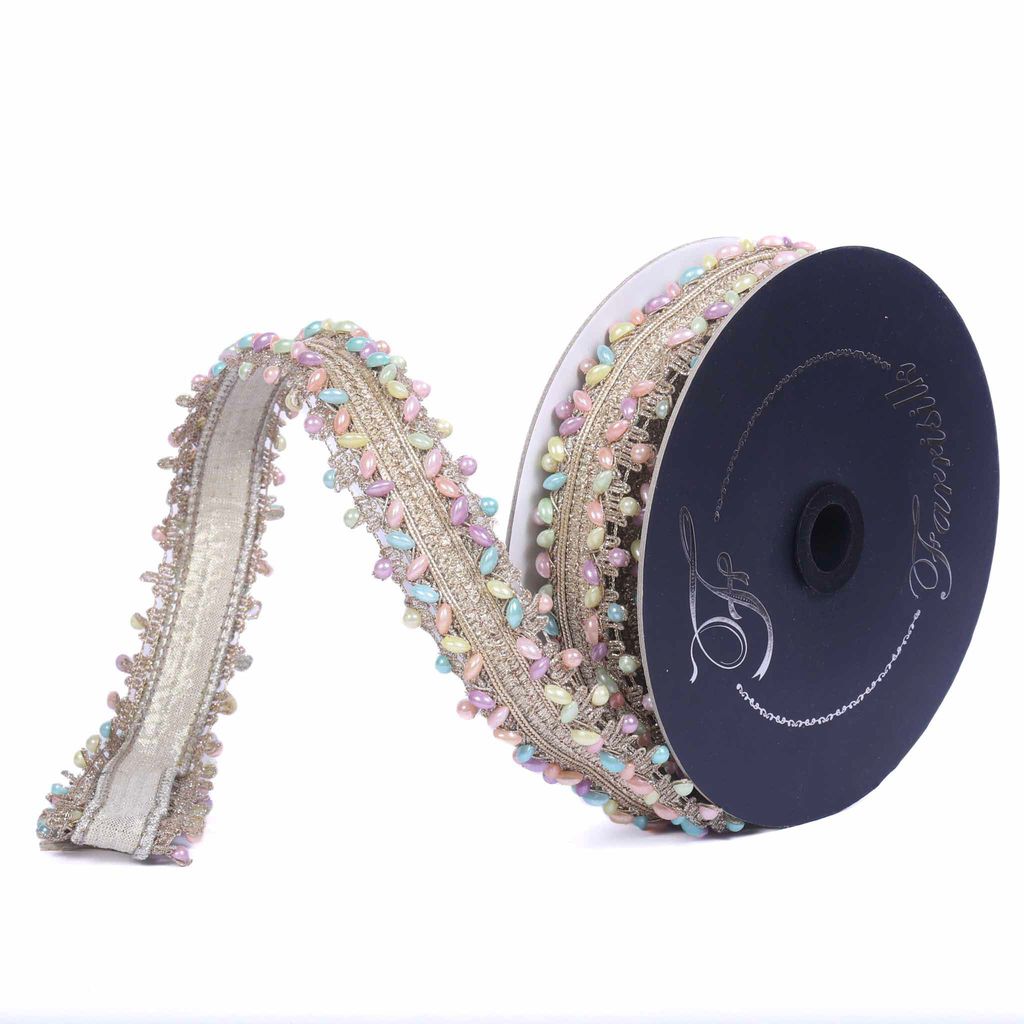 1.5”x5Y Pastel Treasure Ribbon