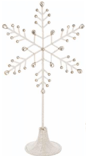 21" Silver Star Tree Topper