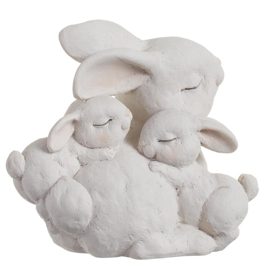 5" Bunny Family White