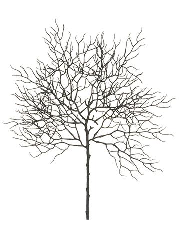 22" Black Twig Spray