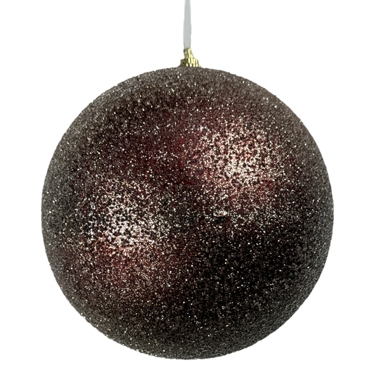 5" Radish Glitter Ball Ornament