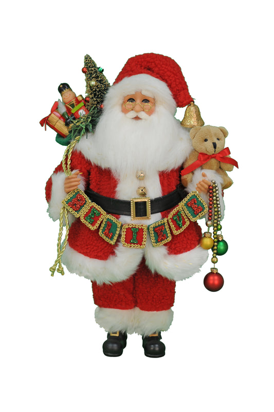 18" Santa Believe