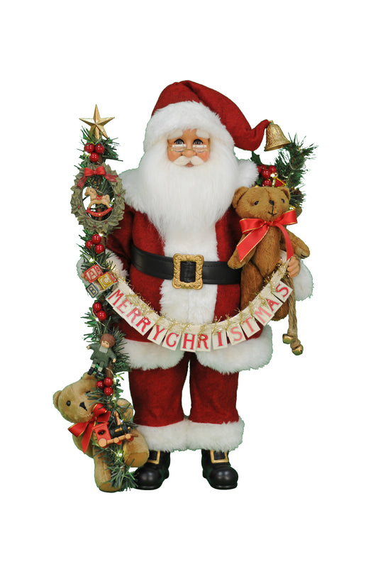 19" Santa Musical Lighted