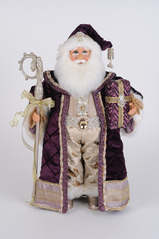 Santa sugar figurine, 19 inch, for Christmas decorating
