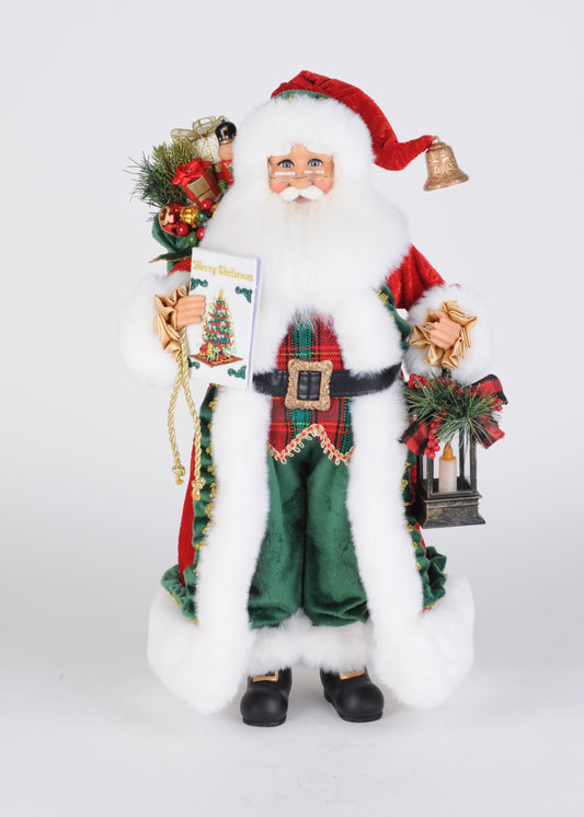 22" Santa Christmas Stories Lighted
