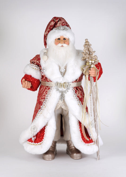 32" Santa Red Couture Lighted