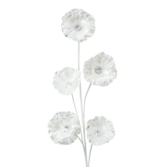 32" White Crystal Pod