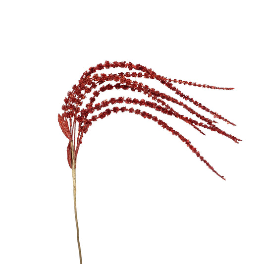 16" Red Hanging Florets