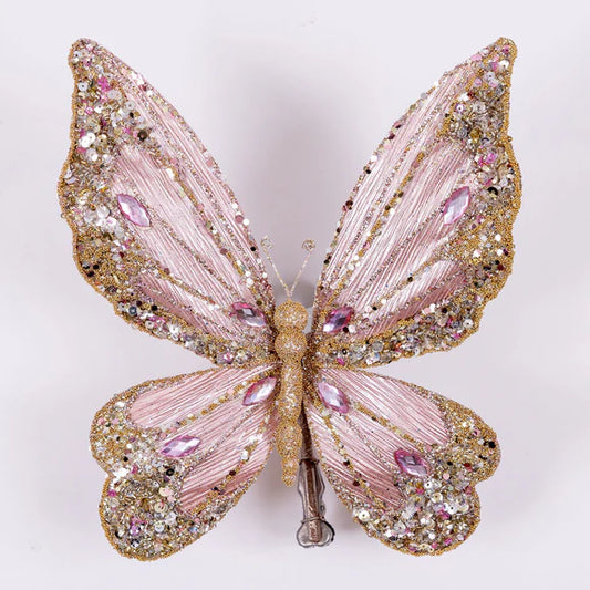 9" Butterfly Pink Victorian