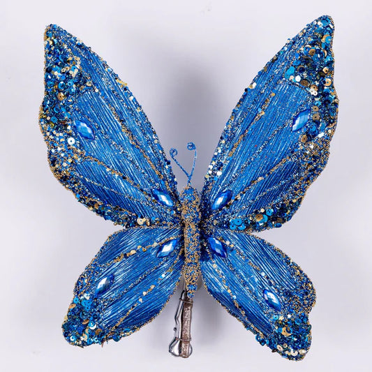 10" Royal Blue Victorian Butterfly