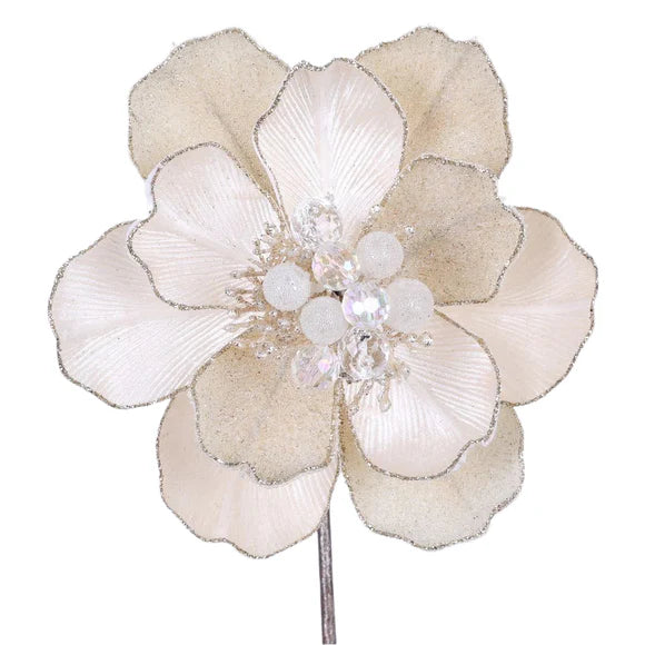 7" Cappuccino Grand Magnolia Stem