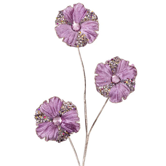 26" Lavender Trumpet Plush Pick