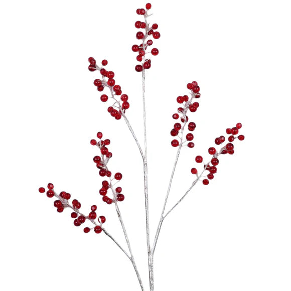 32" Red Crystal Jewel Spray