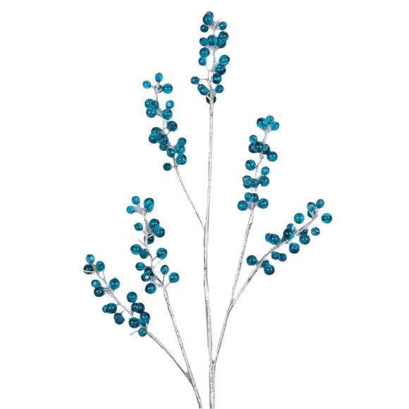 32" Turquoise Crystal Jewel Spray