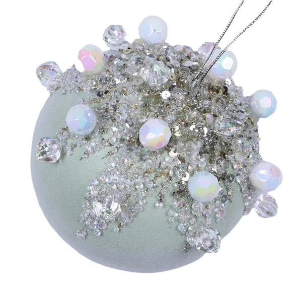 Mint ornament with a jewel-box finish.