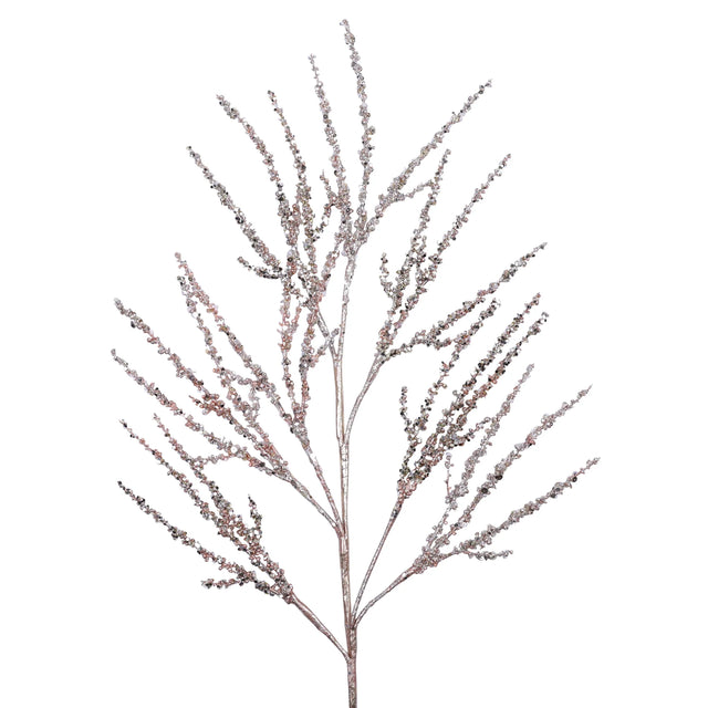Cappuccino twinkling twig spray with fine branches.