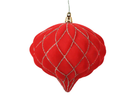 6" Red Velvet Kismet Ornament