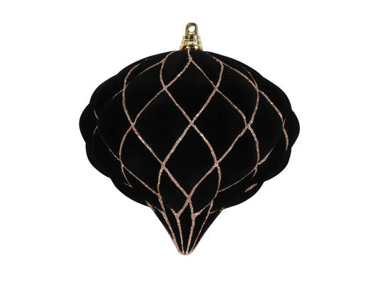 6" Black Velvet Kismet Ornament