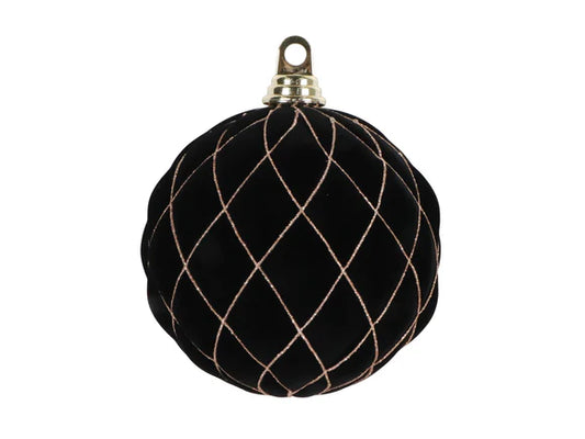 6" Black Velvet Ornament