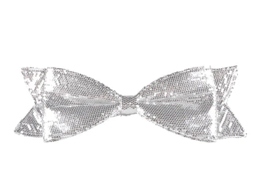 24" Silver Bow Sequin