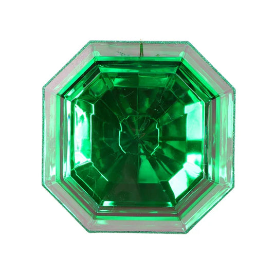 6" Green Gem Ornament