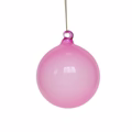 4" Light Pink Illume Glass Ornament