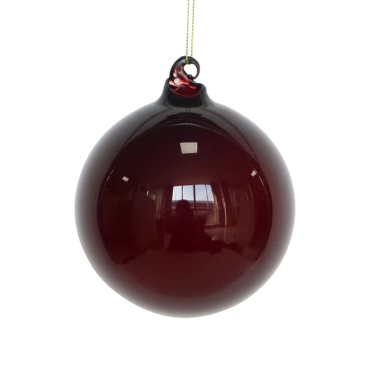 5" Chocolate Illume Glass Ornament