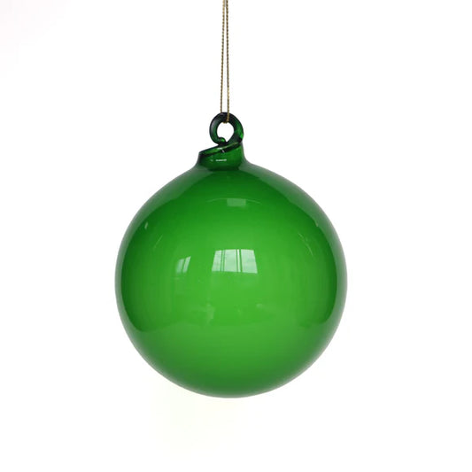 5" Emerald Illume Glass Ornament