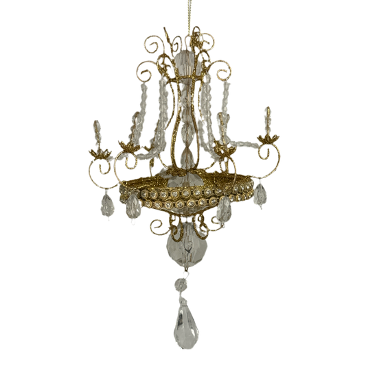 8" Chandelier Jeweled