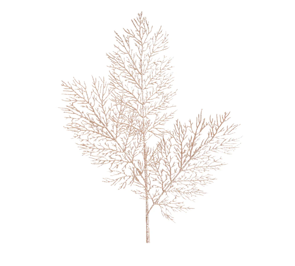 32" Spray Glamorous Glittered Cedar Pink