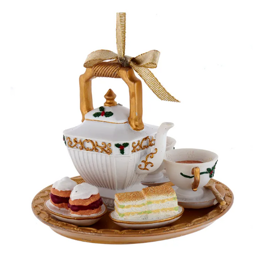 4" Tea Set Holiday Ornament