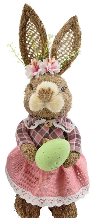 13" Pink Rabbit Egg