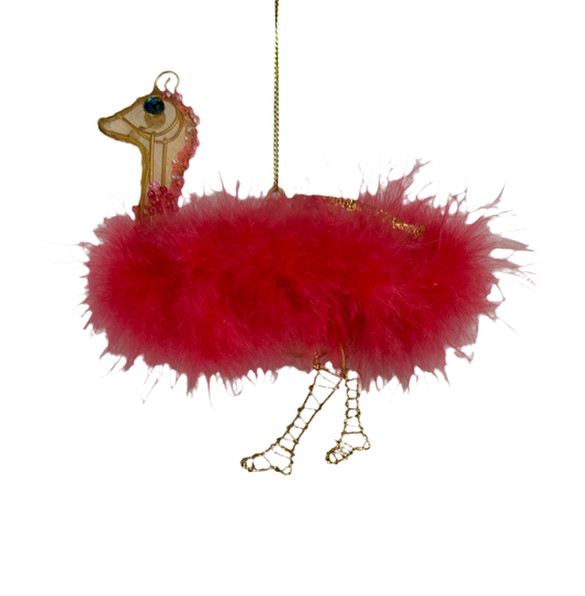 4" Ostrich Feather Ornament