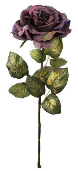 24" Purple Flower Glitter Stem