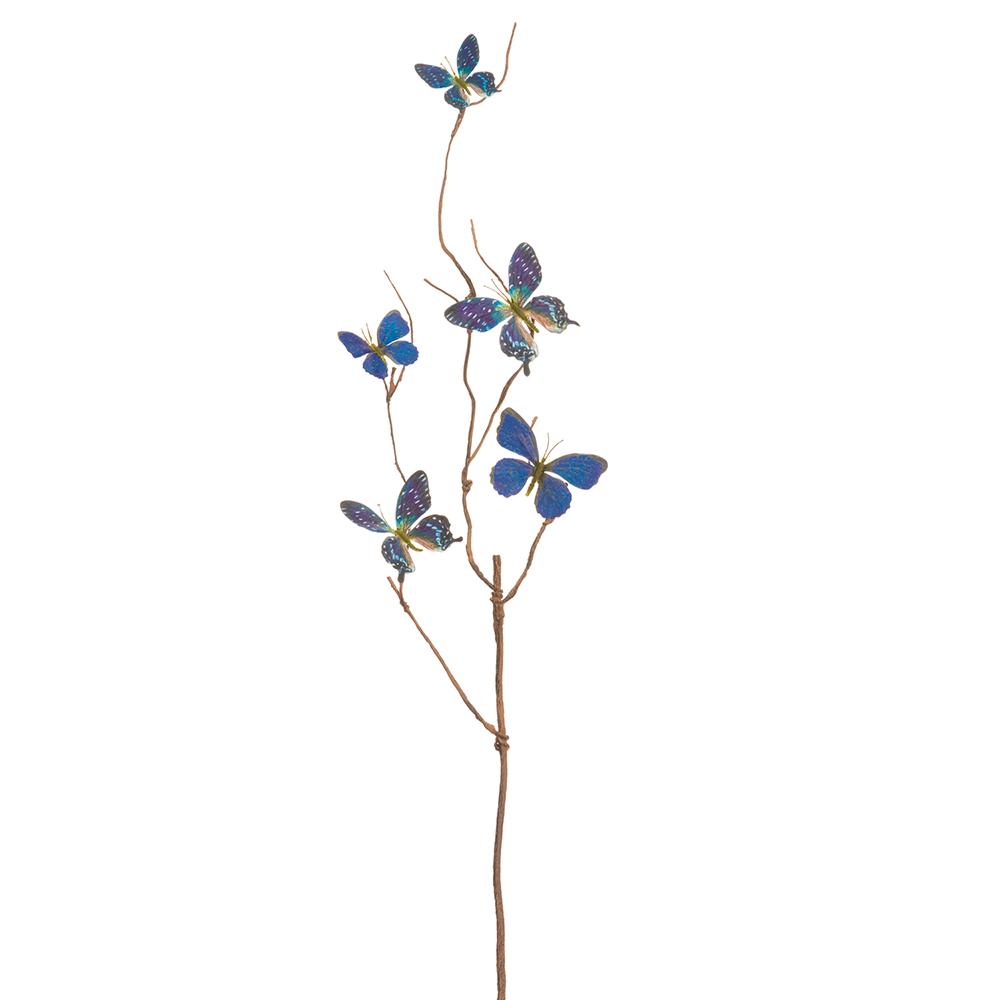 37" Butterfly Spray Blue