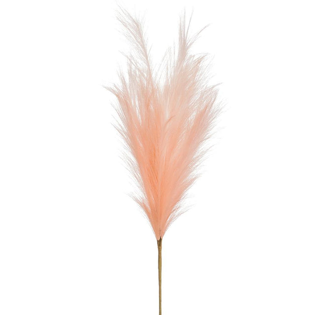 Pink stem with fluffy pink detail.