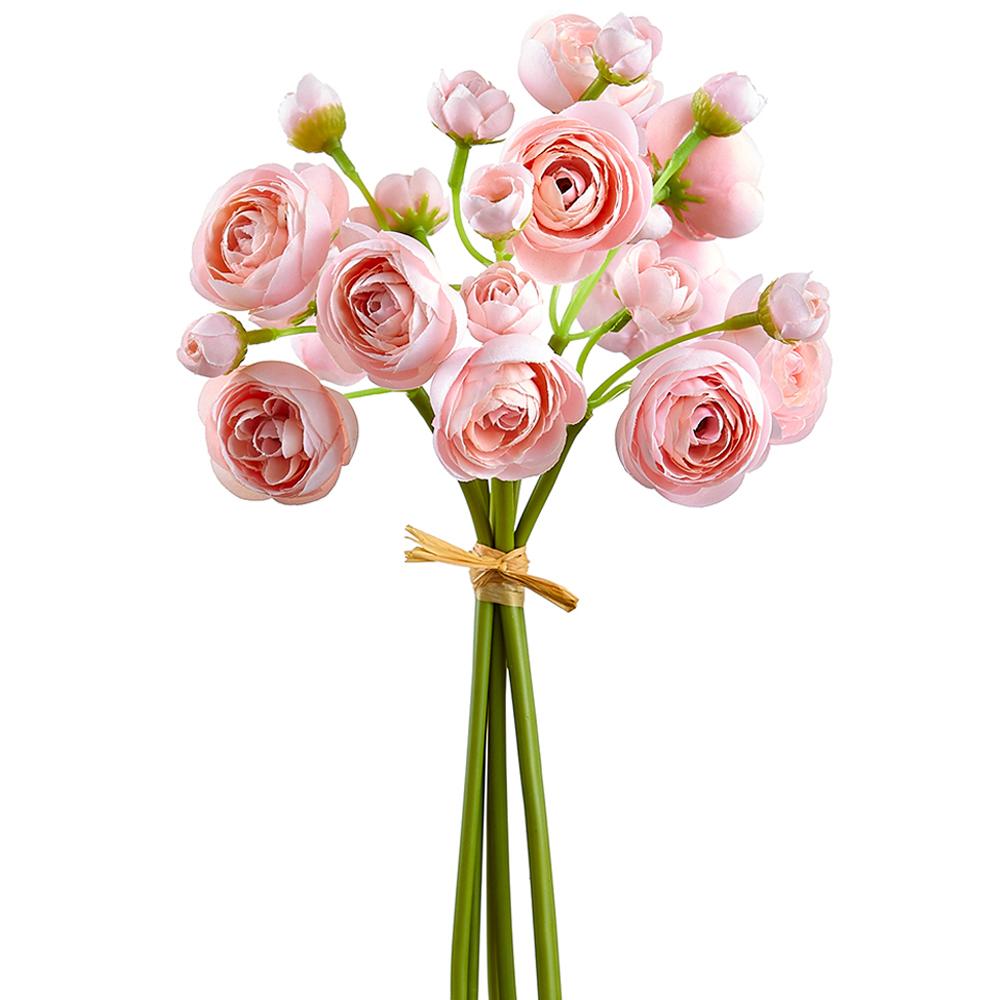 10" Blush Ranunculus Bundle x6 Pieces
