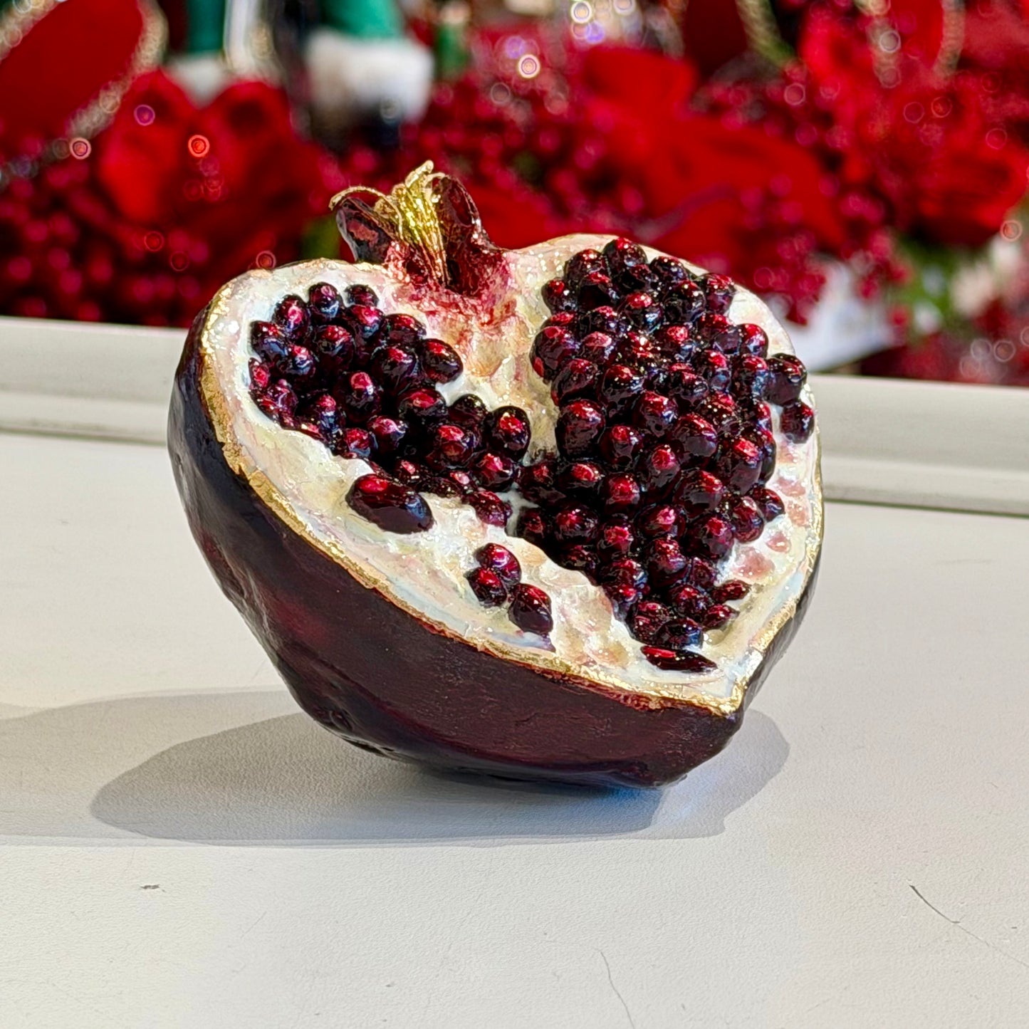 4” Heart Pomegranate