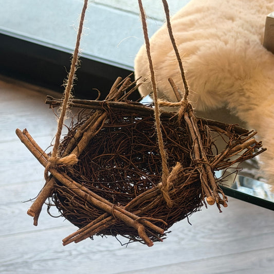 7.5" Twig Nest Hanging