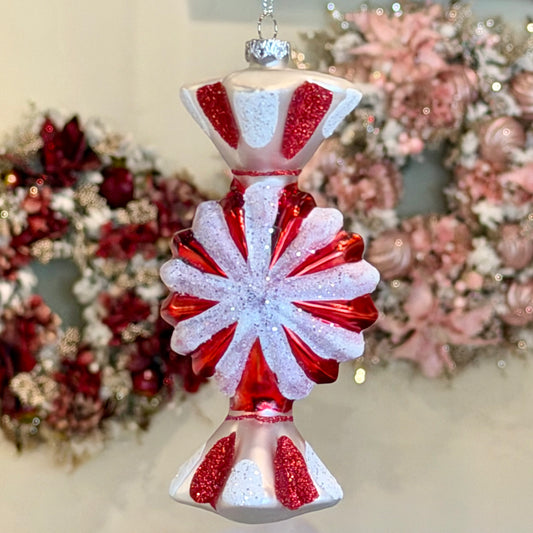 5" Candy Peppermint Ornament