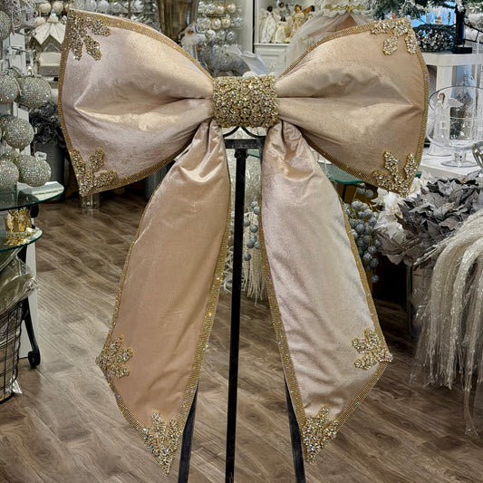 48” Champagne Bling Bow Bésame