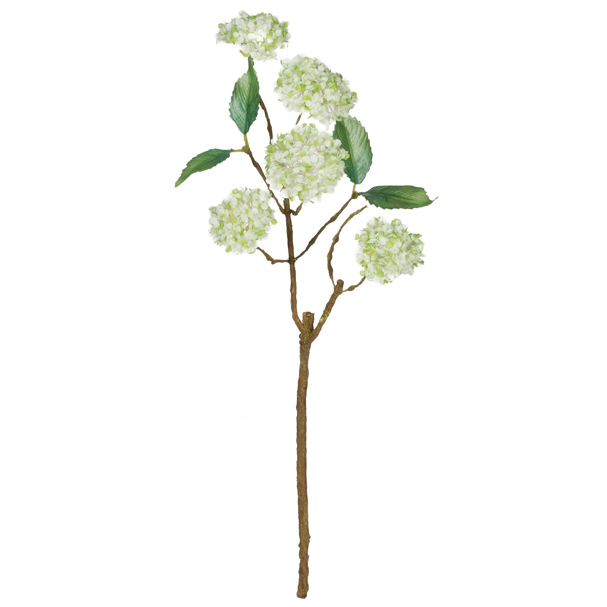 32" White Snowball Flower