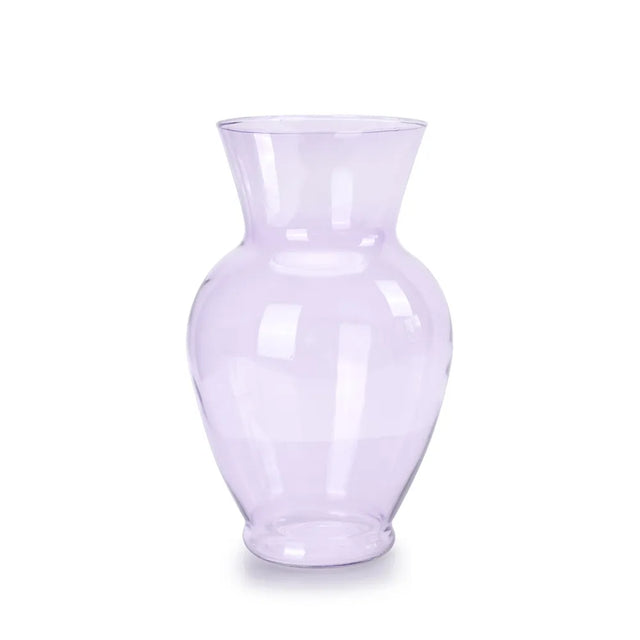 Lavender glass holiday decor for holiday decorating
