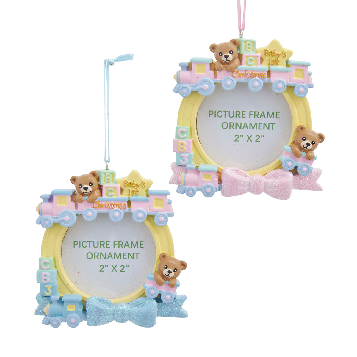 2” Baby Picture Frame Ornament