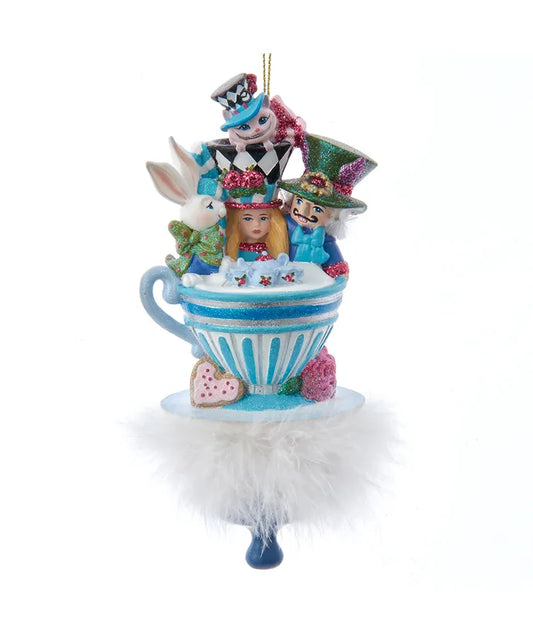 6" Ornament Tea Party Alice