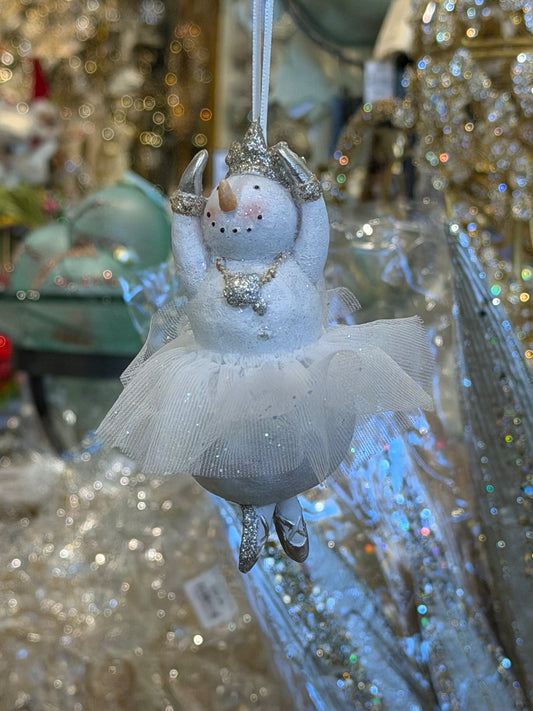 4" Snow Ballerina Ornament