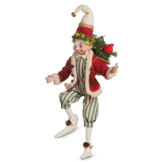 16" Elf Yuletide Traditions Posable