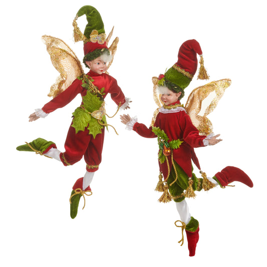 20" Elf Enchanted Forest Fairy Posable Ornament